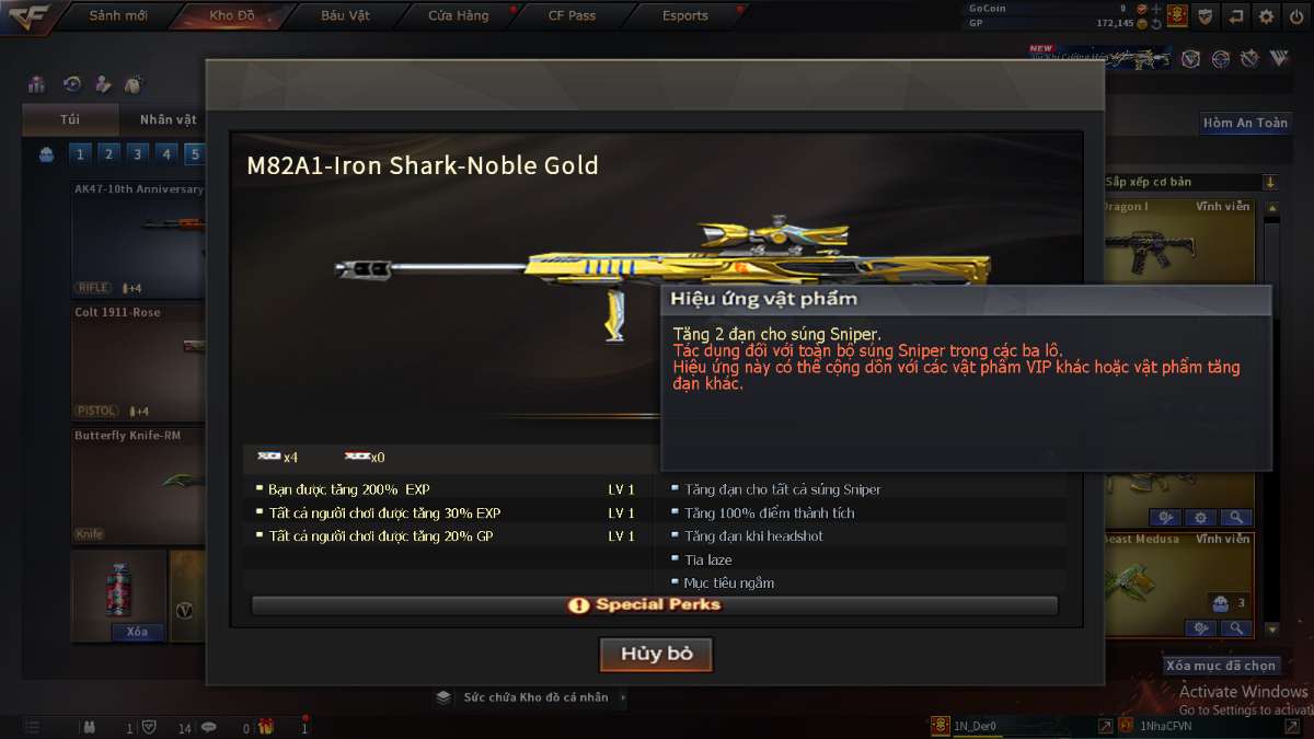 shop acc cf uy tin gia re